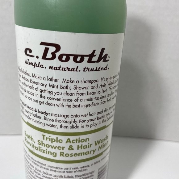 c. Booth Triple Action Rosemary Mint Wash - Picture 3 of 10